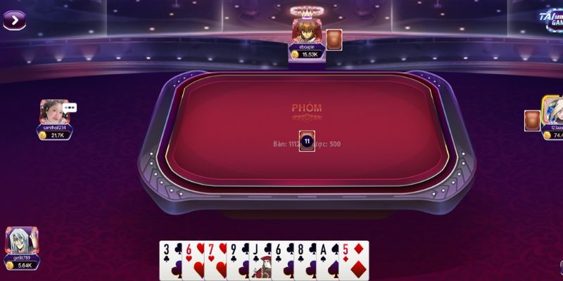 Game bài phỏm được người chơi tại cổng game 789club vô cùng yêu thích