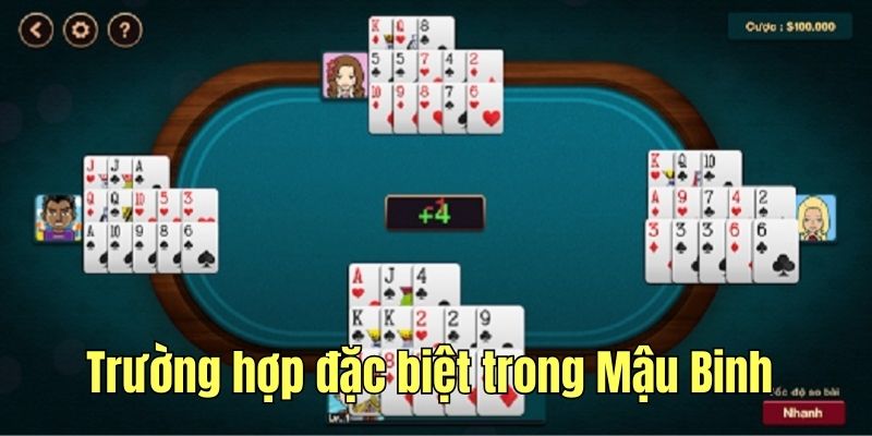 Trường hợp đặc biệt trong game Xập Xám